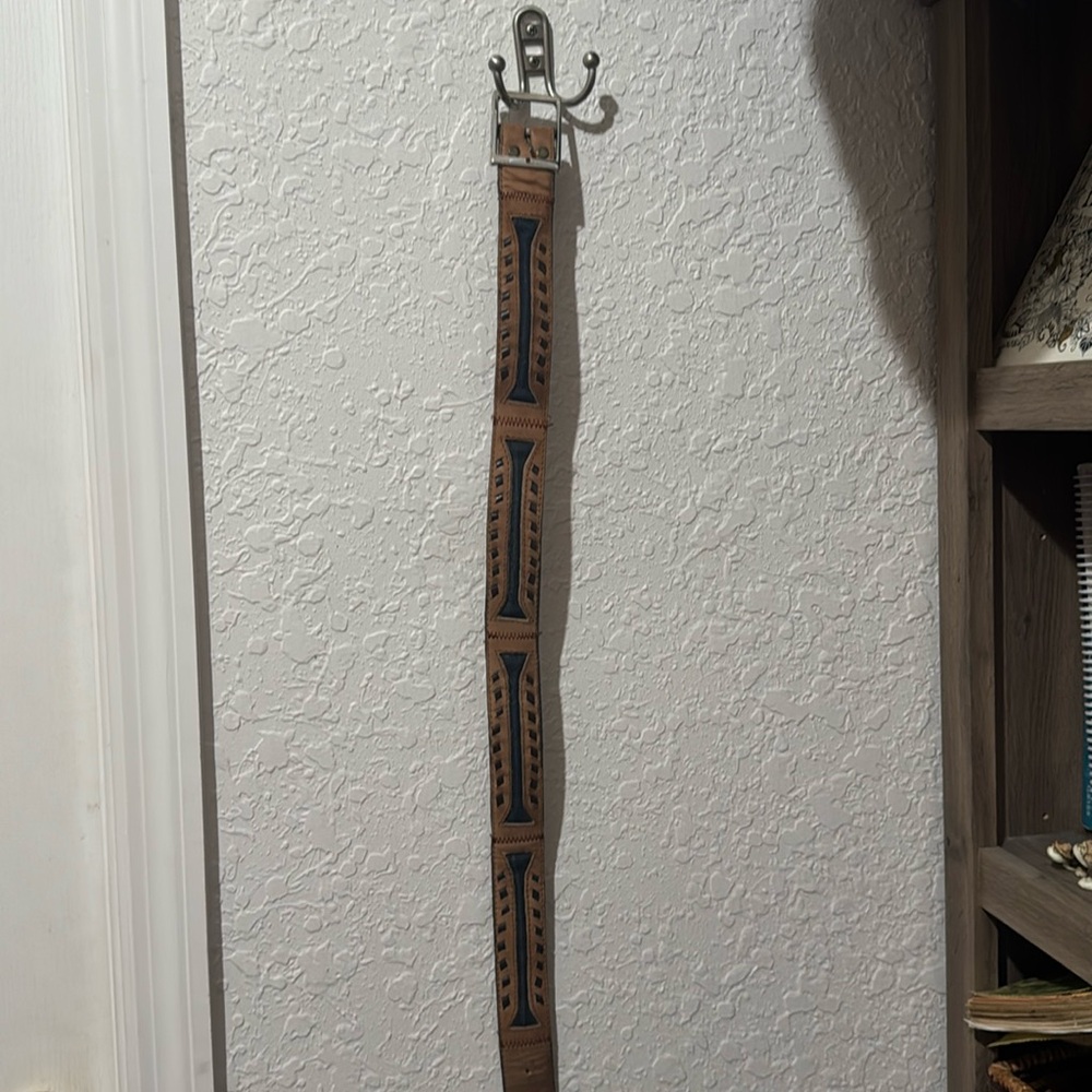 Leather belt